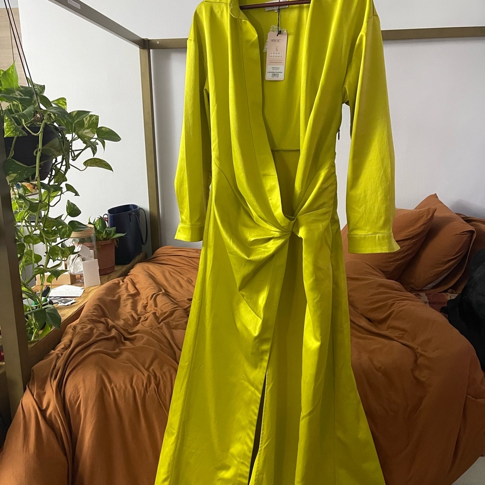 House of CB Lime Green Dress